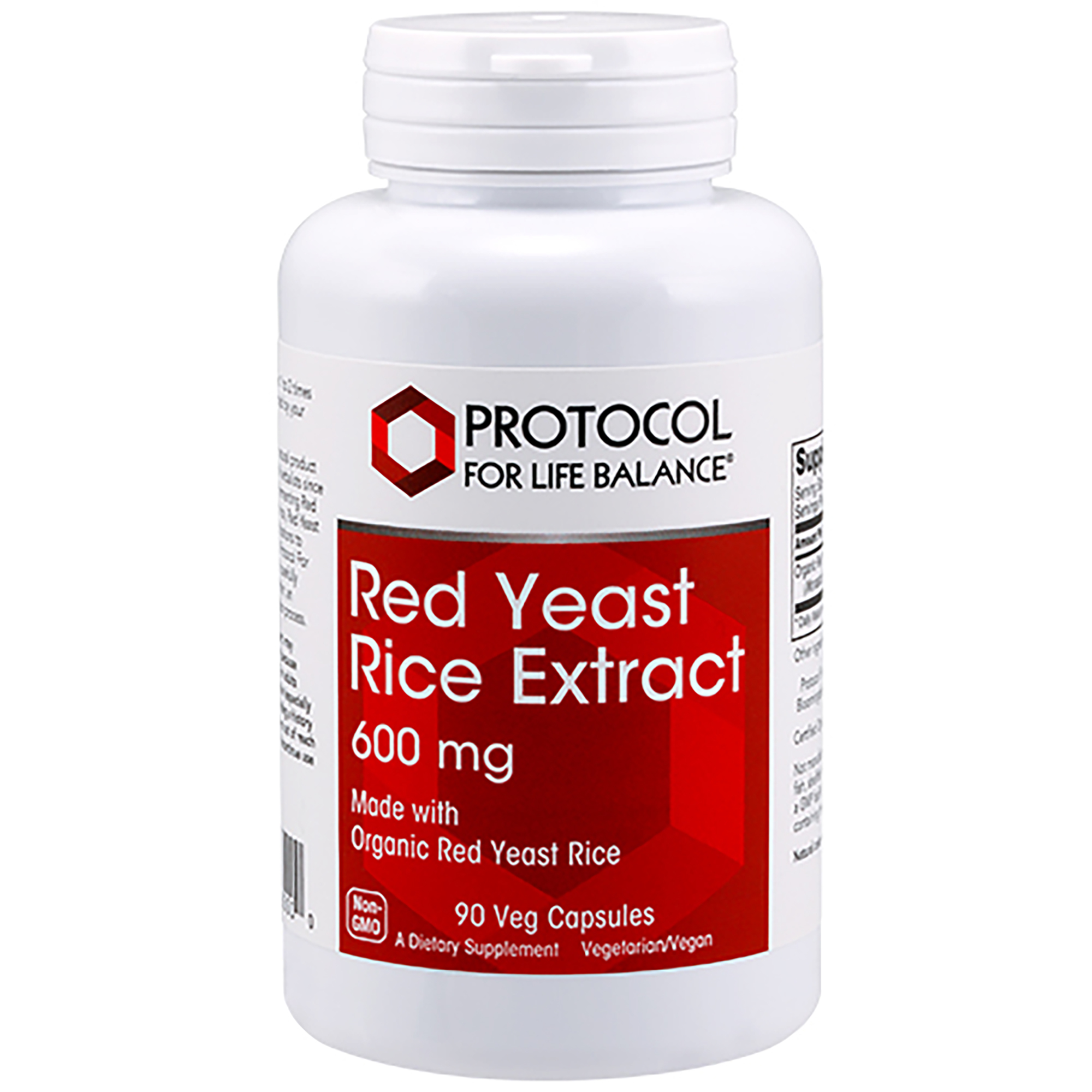 Red Yeast Rice Extract 600mg 90 capsules Spectrum Supplements