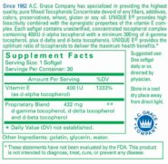 Unique E, 30 Softgels - Image 3