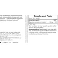 Alternative view of Magnesium Malate - 90 capsules