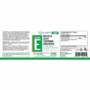 Alternative view of Unique E Tocotrienols - 90 softgels