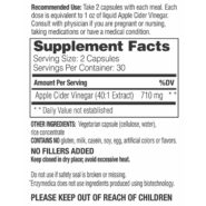 Alternative view of Apple Cider Vinegar - 60 capsules