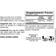 Alternative view of B-12 Methyl - 100 capsules