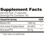 Alternative view of Betaine HCl - 120 capsules