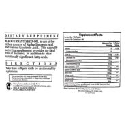 Alternative view of Black Currant Seed Oil - 90 capsules