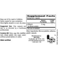 Alternative view of Lith-Oro 5mg - 100 capsules