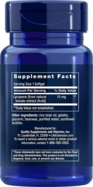 Mega Lycopene 15mg - 90 softgels - Image 2