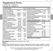 Alternative view of Supreme Multivitamin - 120 capsules