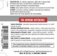 Supreme Multivitamin - 120 capsules - Image 3