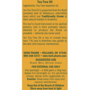 Alternative view of Tea Tree Oil - 1 ounce