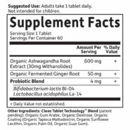Alternative view of mykind Organics Ashwaganda Stress & Mood - 60 tablets