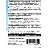 Alternative view of Vitamin D3-K2 Emulsion - 30 milliliters