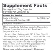 Alternative view of Acetyl-L-Carnitine 500mg - 100 capsules