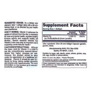 Alternative view of Vitamin D3 1,000IU - 120 softgels