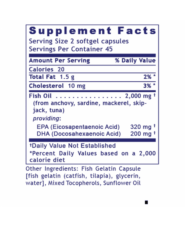 EPA/DHA Marine Softgels - 90 capsules - Image 3
