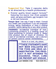 Alternative view of ErythroPro - 60 capsules