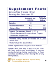 Fermented Turmeric Plus, Premier - 4.7 ounces - Image 3