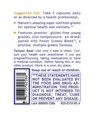 Alternative view of Greens, Premier (Caps) - 150 capsules
