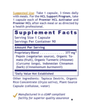 HCL Activator, Premier - 90 capsules - Image 3