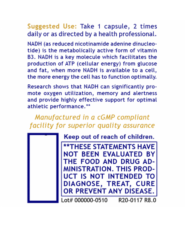 NADH, Premier - 30 capsules - Image 2