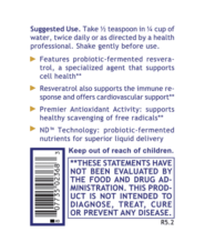 Alternative view of Resveratrol, Premier (Poptosin) 8 fl oz