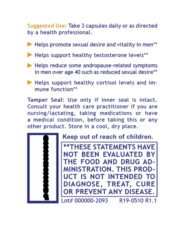 Alternative view of Testosterone Premium - 90 capsules