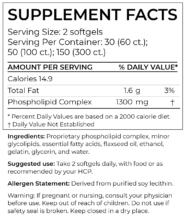 Alternative view of PC (Phosphatidylcholine) - 300 capsules
