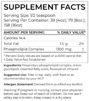 Alternative view of PC (Phosphatidylcholine) – 4oz liquid