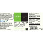 Alternative view of D3/K2 Liquid - 30 milliliters