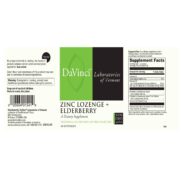 Alternative view of Zinc Lozenge + Elderberry Chewable - 60 chewables