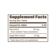 Alternative view of Immediate Release Resveratrol from resVida™ 100mg - 60 tablets