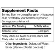 Alternative view of Liquid Colloidal Silver 2000ppm - 2 ounces