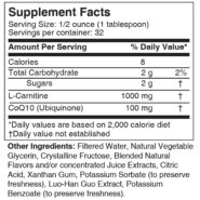 Alternative view of Liquid L-Carnitine CoQ10 - 16 ounces