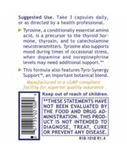 Tyrosine Matrix - 90 capsules - Image 4