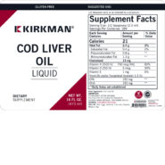 Cod Liver Oil Liquid - Unflavored 16 oz - Image 3