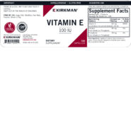 Vitamin E 100 IU - Hypoallergenic - 100 capsules - Image 3