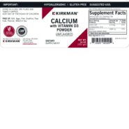 Calcium w/Vitamin D Powder (Unflavored) - Hypo 16 oz - Image 3