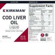 Cod Liver Oil Liquid - Lemon-Lime Flavor 8 oz - Image 3