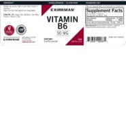 Vitamin B-6 50 mg Capsules - Hypo 100 ct - Image 3