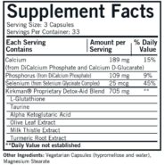 Alternative view of Detox-Aid Advanced Formula Capsules 100 ct