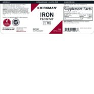 Iron 25 mg Bio-Max Series Capsules - Hypo 120 ct - Image 3