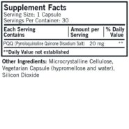 PQQ (Pyrroloquinoline Quinone) - Hypo 30 ct - Image 3