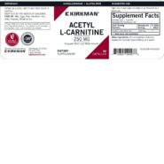 Alternative view of Acetyl-L-Carnitine (250mg) - 90 capsules