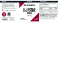 Coenzyme Q10 100 mg Chewable Tablets (with Stevia) - 120 chewables - Image 3