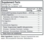 Alternative view of Maximum Spectrum EnZym Complete/DPPIV Fruit Free Isogest Formula 120ct