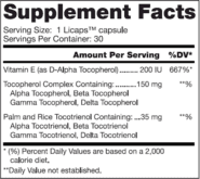 Alternative view of Vitamin E 30 Licaps