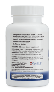Alternative view of Mirica® - Palmitoylethanolamide (PEA) and Luteolin - 60 capsules