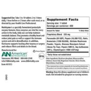 Alternative view of Nutrizyme - 120 tablets