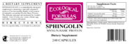 Sphingolin 240 caps - Image 3