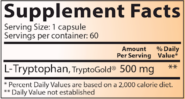 L-Tryptophan 60 caps - Image 2