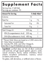 DHA Formula - Strawberry - 180 capsules - Image 3